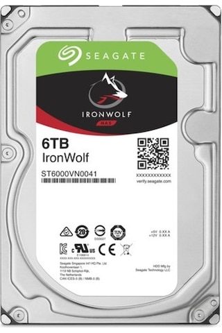 Seagate IronWolf ST6000VN0041 6 TB 7200 RPM 128 MB SATA 3 PC NAS HDD