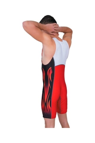 558 Baskılı Güreşçi Mayo