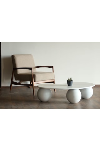 Modern Orta Sehpa & Küre-top Sehpa & Fasülye Ahşap Sehpa & Pinterest Sehpa-mdf Beyaz