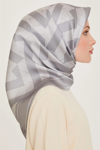 Armine Sura İpek Eşarp 9255d S - 90 X 90 / Gri - 85 Gri - 85
