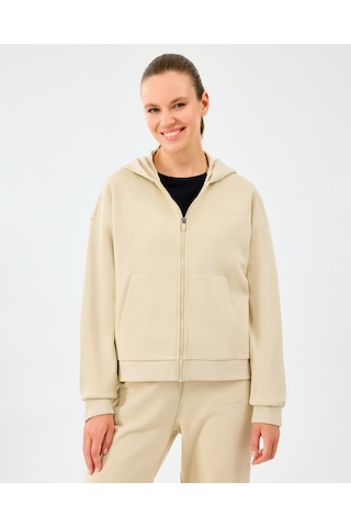 Skechers W Essential Full Zip Sweatshirt Kadın Gri Sweatshirt S2610016-1550 Gri