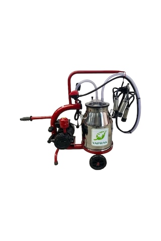 Bartech Yaprak Tekli İnek Süt Sağım Makinası C30 Alüminyum Güğüm Kuru 30lt