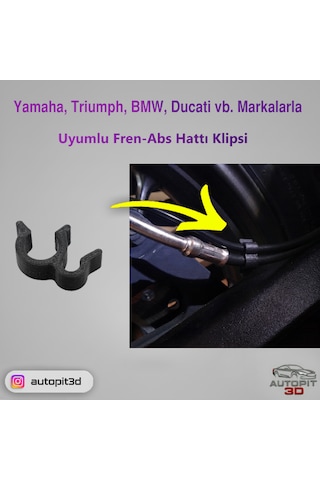 Yamaha / Triumph / Bmw / Ducati Uyumlu Fren-abs Hattı Klipsi