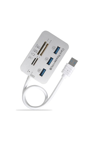 Usb3.0 Hub Kart Okuyucu Combo Sdtf Hafıza Kartı Okuyucu Usb Disk Pc