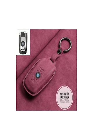 Bmw 1 Seri,3seri,5seri,f01,f10,f20,,f30 Vb.smart Deri Anahtar Kılıfı 1.kalite Bordo