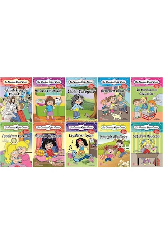 1. Sınıf Okumayı Sevdiren Renkli Resimli Hikayeler 13- 10 Kitap
