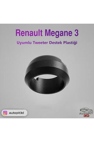Renault Megane 3 Uyumlu Tweeter Destek Plastiği Hoparlör Yuvası / Aparatı