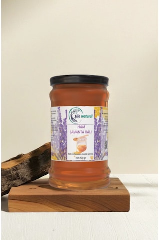 Lavanta Balı Cam Kavanoz 400 Gr - %100 Doğal Ham Lavanta Balı