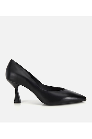 Hotiç Kadın Deri Siyah Kısa Topuklu Stiletto 01ayh321960a100 01ayh321960a100 Siyah