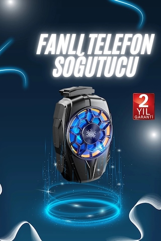Hubrendy Tekno Telefonu Soğutma Fanı Radyatör Mobil Cihazlara Uyumlu Soğutucu