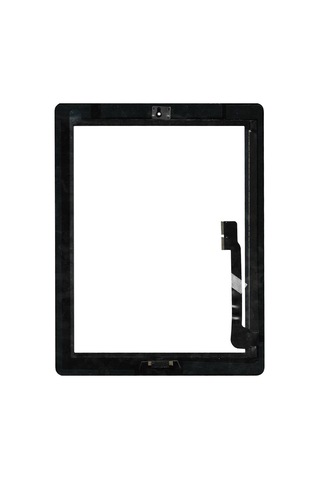 Apple Uyumlu İpad 4 A1458 Butonlu Dokunmatik Siyah Tt
