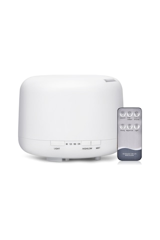 Youmex 500ml Evaporatörlü Ultrasonik Nemlendirici: Uyku Lambası, Renkli Işık Ve Kumandalı Aromaterapi Dağıtıcı - Avrupa Standartı