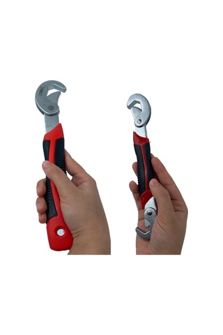 Çok Fonksiyonlu Ergonomik Ayarlanabilir Büyük Küçük Akıllı Pense Anahtar 2li Set 5047