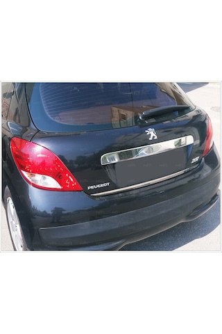 Peugeot 207 Krom Bagaj Çıtası 2006 Ve Üzeri Paslanmaz Çelik