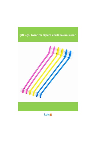 4 Adet Plastik Köpek Diş Fırçası Seti