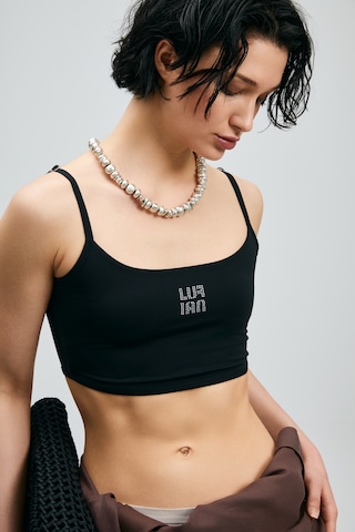 Lufian Gıgı Kadın Örme Atlet Siyah Siyah 121020044100100