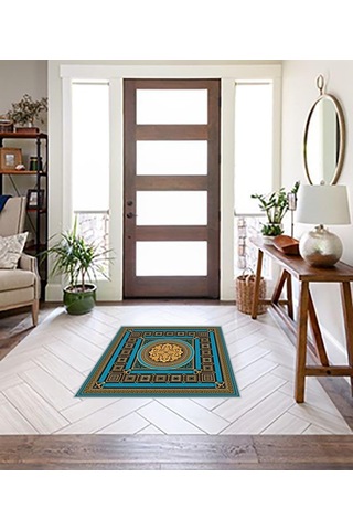 Kaplama Zemin Kaplama Folyosu Dekoratif Folyo 65x65 Cm 15.model Çok Renkli
