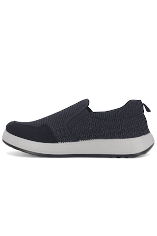 Tarzbu Makosen Triko Aqua Bağcıksız Rahat Erkek Günlük Ayakkabı, Siyah, Slip-on Stil Tarz3109