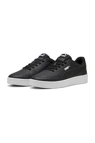 Puma Court Classic Clean Siyah Erkek Sneaker 000000000102266180 SİYAH-BEYAZ