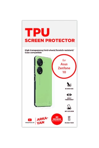 Asus Zenfone 10 Arka Ve Yan Kaplama Koruyucu Hd Film