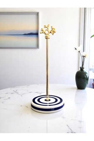 Kağıt Havluluk - Lacivert Zebra Gold Mavi