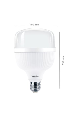 Ecolite 28w Jumbo Led Ampul 177w Eşdeğer 6500k Beyaz Işık 3000 Lümen E27 Duylu Enerji Tasarruflu Ve Uzun Diğer