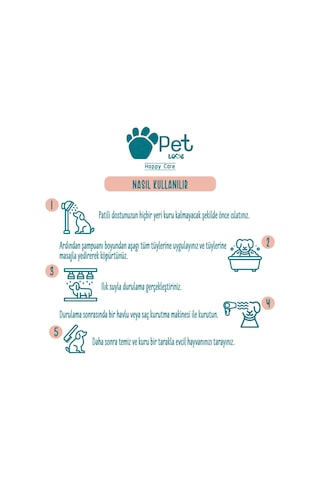 Pet Love Şampuan Çilek Doğal Argan Yağlı 250 ML