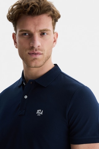 Ucla Lakes Lacivert Polo Yaka Nakışlı Standard Fit Erkek Tshirt Lacivert