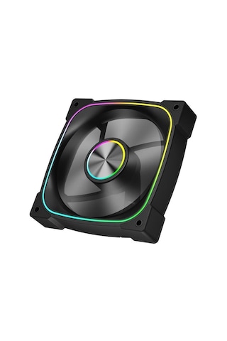 1st Player Fn7r 120mm Reverse 4pın Pwm + 3pın Argb Tekli Siyah Kasa Fanı