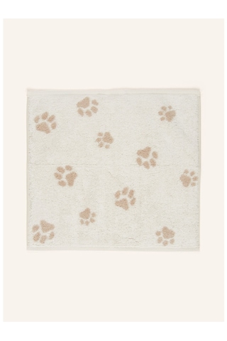 3'lü Seft Takımı 30x30 Cm %100 Pamuk Frotte Kurutucu Uyumlu Desenli Siyah - Bej