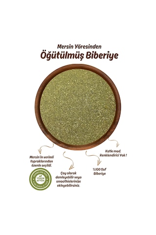 Mersin Yöresinden Gölgede Kurusu Öğütülmüş Toz Biberiye Yaprağı Rosmarinus Officinalis 65gr.