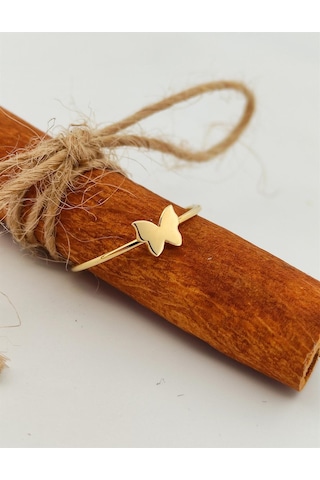 İkyz00068 Kelebek Altın Yüzük