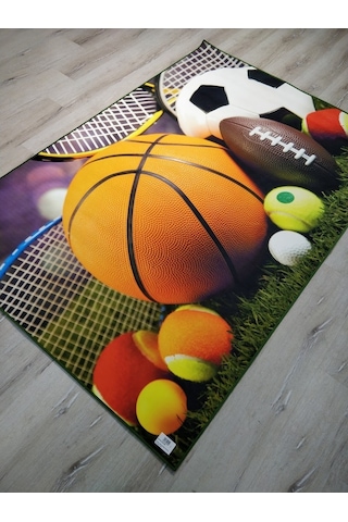 Doğuş 3Boyutluhalı 3D-910 Top Spor Halı 100X140Cm