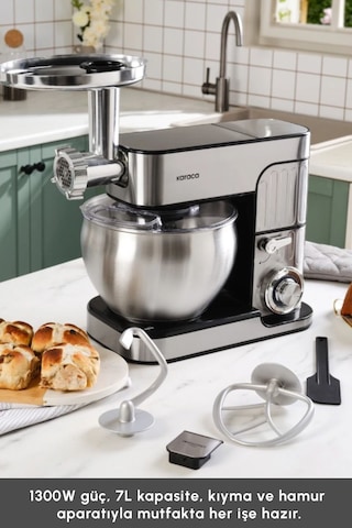 Karaca Inoxchef Pro 1300 W 7 LT Stand Mikser