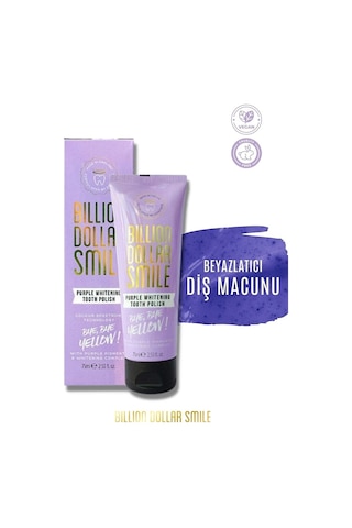 Billion Dollar Smile Purple Whitening Beyazlatıcı Diş Macunu 75 ML