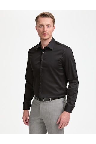 Pierre Cardin Erkek Siyah Gömlek Basic 50325162-vr046