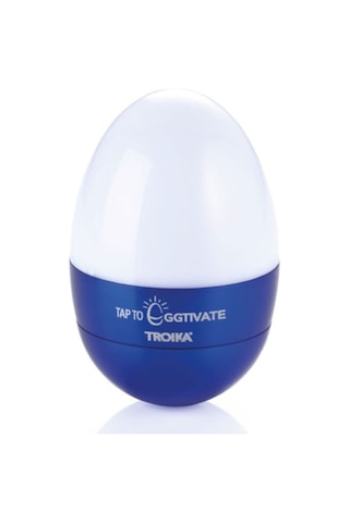 Troika Yumurta Şeklinde Led Işıklı Anahtarlık Mavi