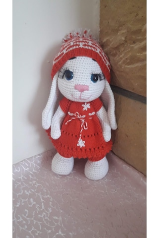 Amigurumi Uykucu Tavşan Oyuncak