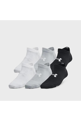 Under Armour Essential No Show 6' Lı Erkek Çocuk Siyah Çorap