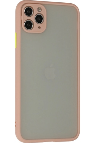 Apple Uyumlu iPhone 12 Pro Max Kılıf Montreal Silikon Kapak Pembe,