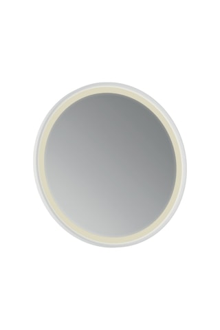 Creavit Patara Yuvarlak Led Ayna 60cm Mat Beyaz Mat Beyaz