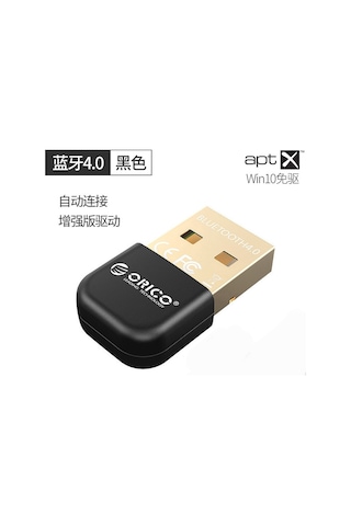 Hombey Orıco Bta-403 Usb Bluetooth 4.0 Adaptörü - Bilgisayar, Dizüstü, Kulaklık, Hoparlör, Fare, Klavye İçin Siyah