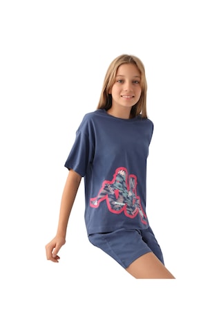 Kappa Kız Çocuk Lacivert T-shirt 341x14w Mavi