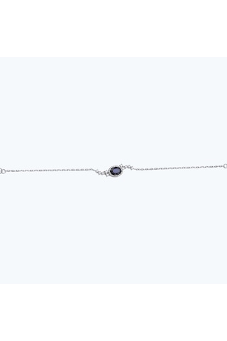 Altınbaş Pırlanta Safir Oval Bileklik Erm1017s-14k