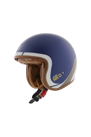 Motosiklet Kaskı Retro Güneş Vizörlü Hornet S Sv Neo C7 Matt Blue Motorcu Kask Çok Renkli