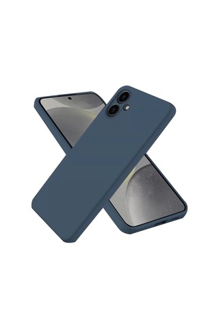 Newface Samsung Uyumlu Galaxy A06 Kılıf First Silikon - Lacivert