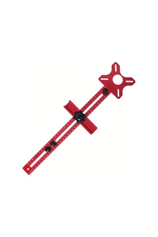 Yaleker Ahşap İşleri İçin Çapraz Freze Aleti - Yuvarlak Kesim, Oluk Açma Ve Konumlandırma Yardımı - Alüminyum Malzeme İle Dayanıklı