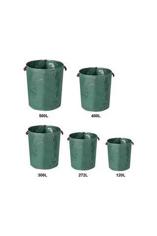 Reedark Dayanıklı 400l Bahçe Çöp Torbası - Yaprak Toplama Ve Saklama İçin Yeniden Kullanılabilir