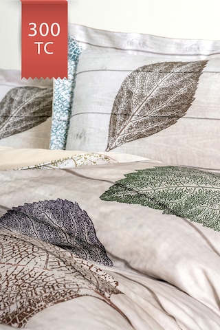Varol Royal Saten 300tc Nevresim Takımı Çift Nevresimli Family Size - Folia Çok Renkli