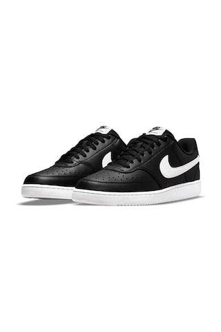 Nike Court Vısıon Lo Nn Erkek Sneaker Siyah Siyah